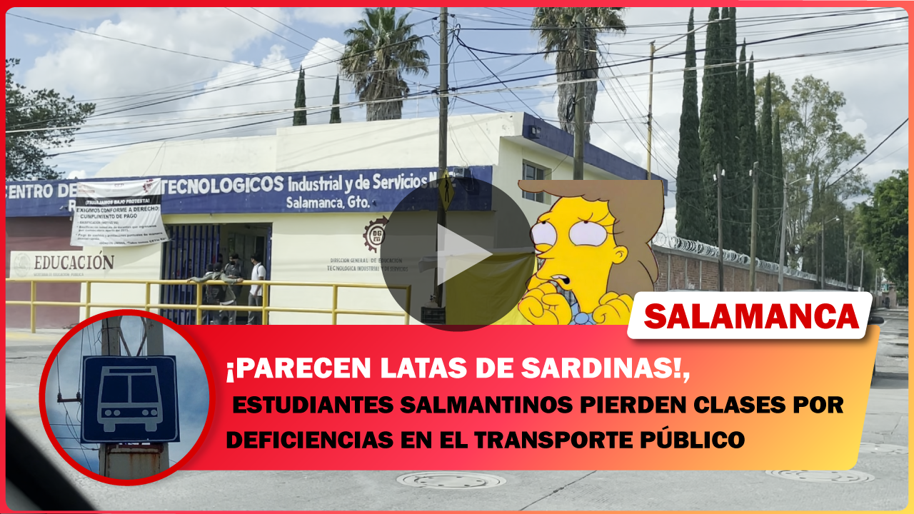 WEB ESTUDIANTES PIERDEN CLASES POR FALTA DE TRANSPORTE El Salmantino