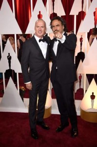 Michael Keaton y Alejandro González Iñárritu