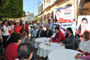 La campaña arrancó en el Jardín principal de esta ciudad.