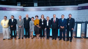 Seis de los ochos candidatos a la presidencia municipal de Salamanca participan en el debate oficial del IEEG.