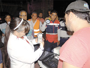 SSG refuerza el programa de Alcoholímetro en 15 municipios, entre ellos Salamanca