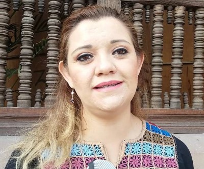 Regidora Gabriela Ledesma García Pdta. de la Comisión de Seguridad Pública y Tránsito.