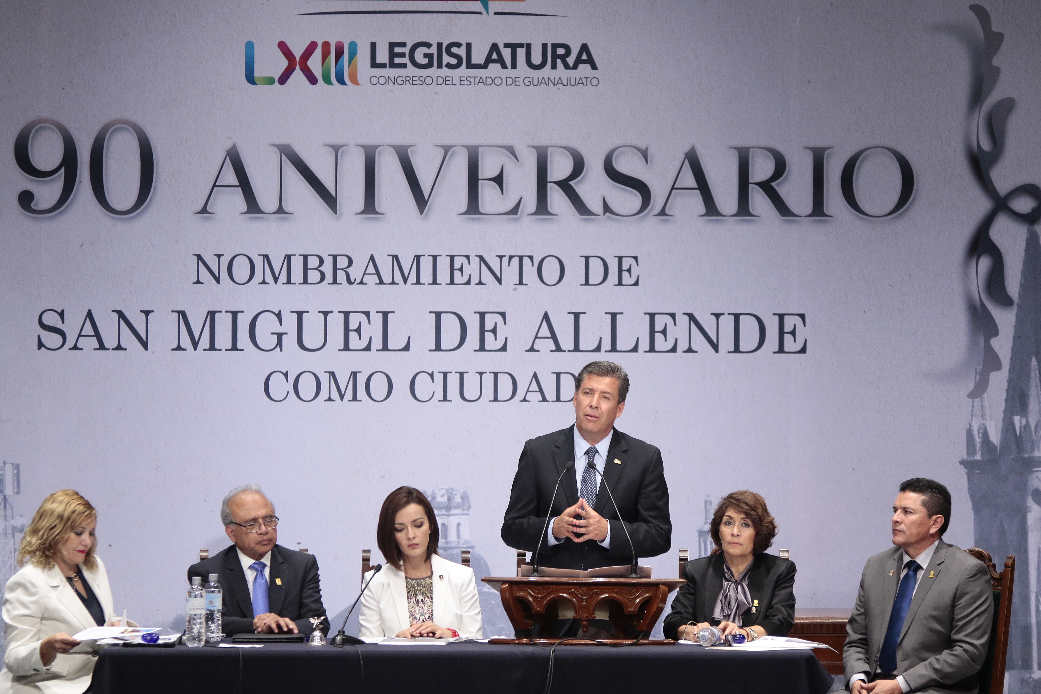 Preside el MMM, la conmemoración del 190 Aniversario de San Miguel de Allende como ciudad