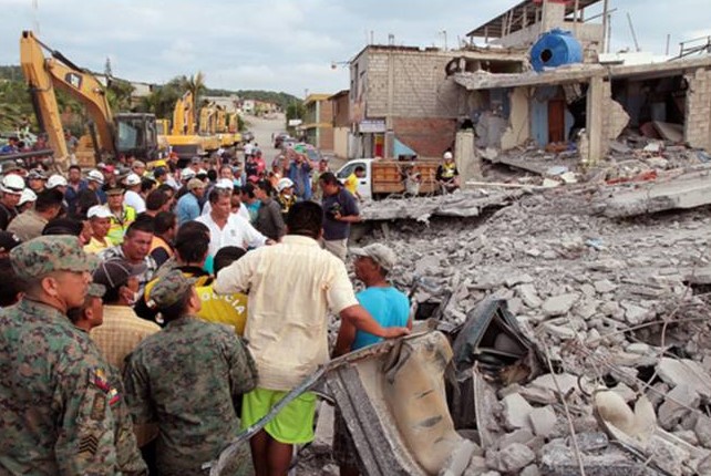La República del Ecuador rinde informe del terremoto  de 7.8 grados registrado hace una semana.