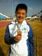 Juan  Manuel Cano, bronce en atletismo deportista especial