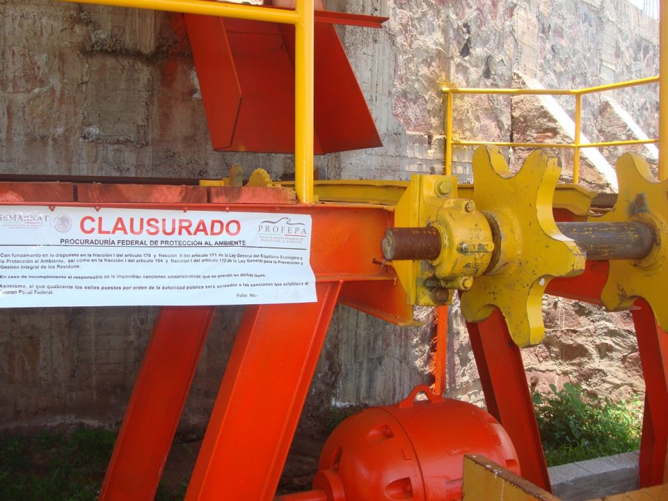 CLAUSURA INSTALACIONES MINA ORO Y PLATA