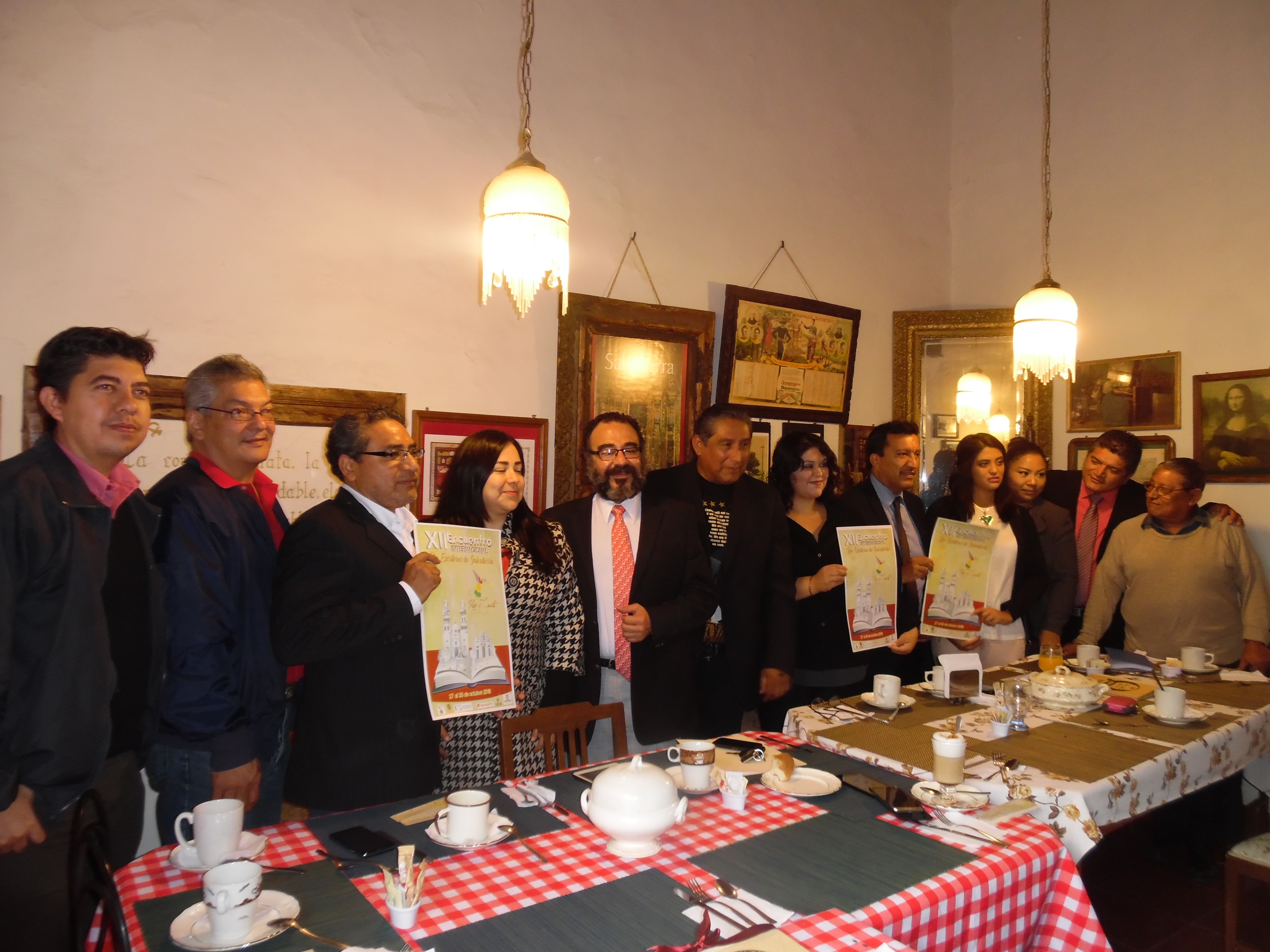 PRESENTAN CARTEL DEL XII ENCUENTRO INTERNACIONAL DE ESCRITORES EN SALVATIERRA GTO.