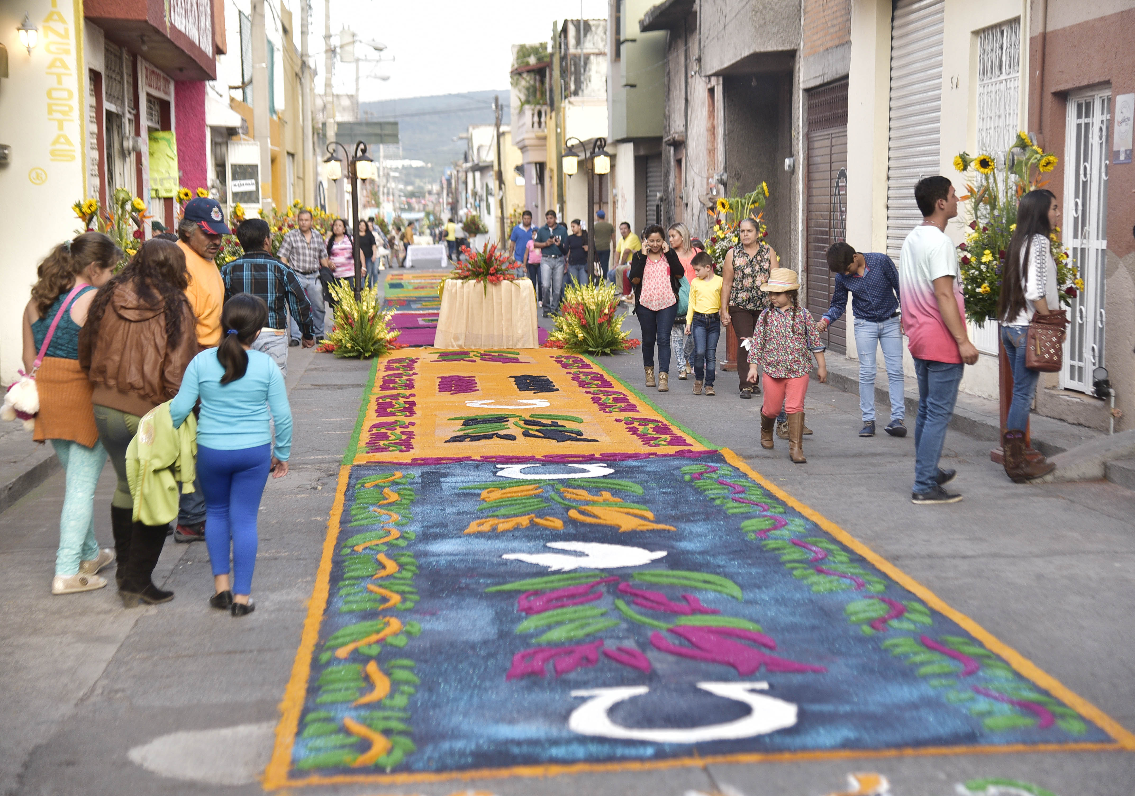 Conmemoran 50 Años De La Tradición De Alfombras En Las Festividades De ...