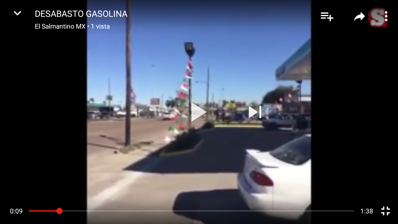 COMIENZA DESABASTO EN GASOLINERAS