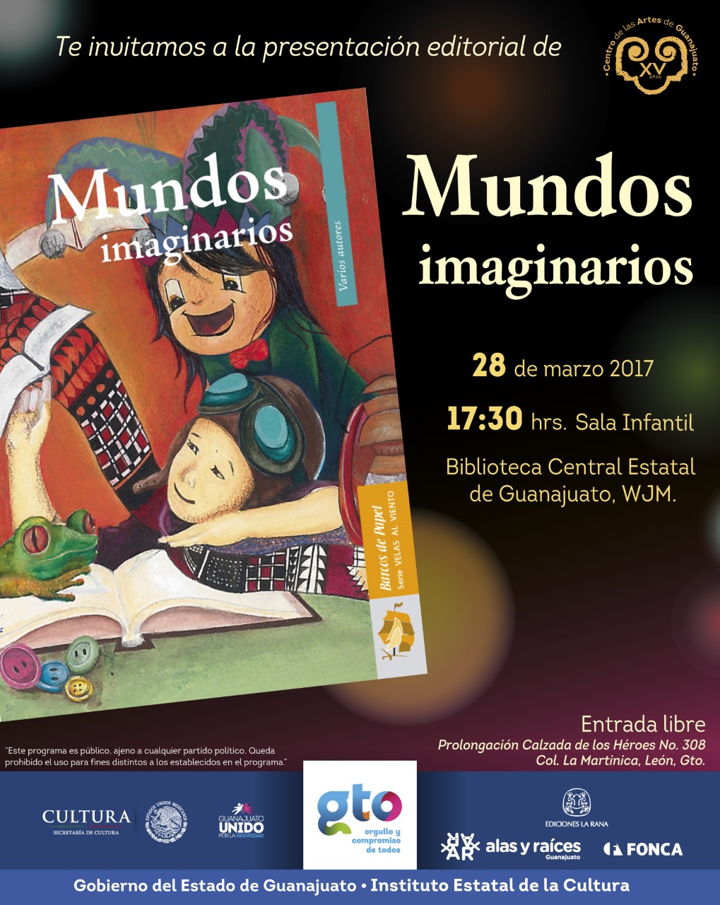 El IEC presenta libro “Mundos Imaginarios” en la BCEG.