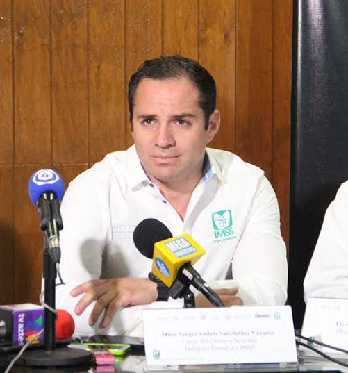 Sergio Santibáñez Vázquez Delegado del IMSS en Guanajuato.