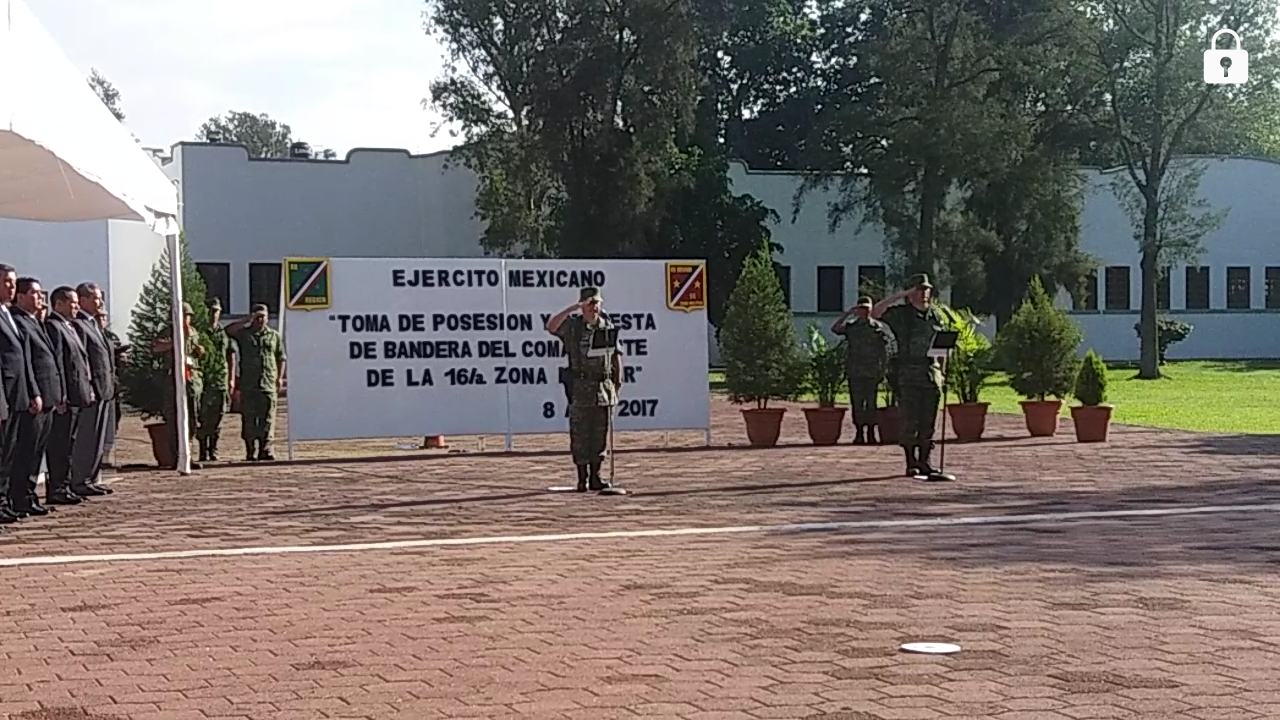 TOMA POSESIÓN EL NUEVO COMANDANTE DE LA XVI ZONA MILITAR