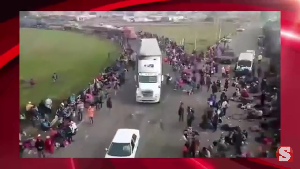 LA CARAVANA DE MIGRANTES EN SU PASO POR EL ESTADO DE GUANAJUATO.