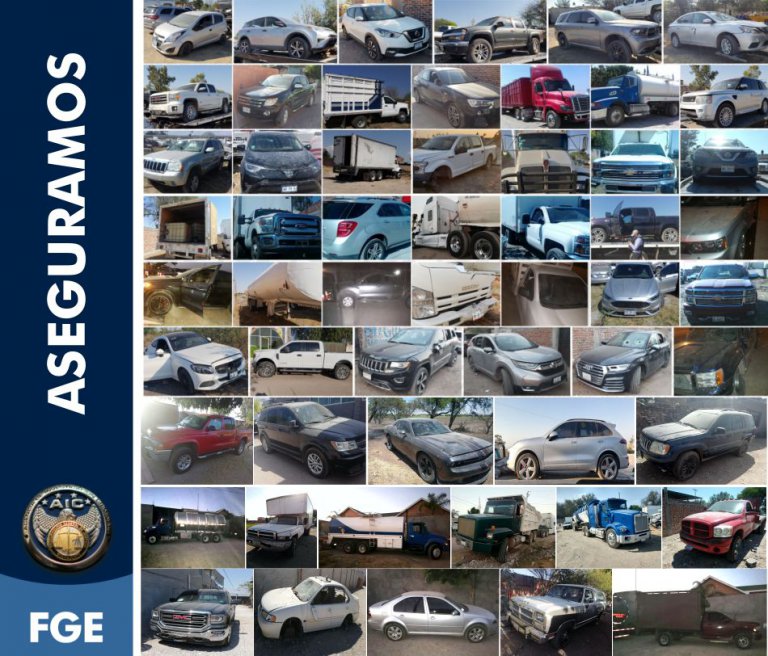 ENCUENTRAN MÁS DE 100 VEHÍCULOS ROBADOS TRAS CATEO DE INMUEBLES.