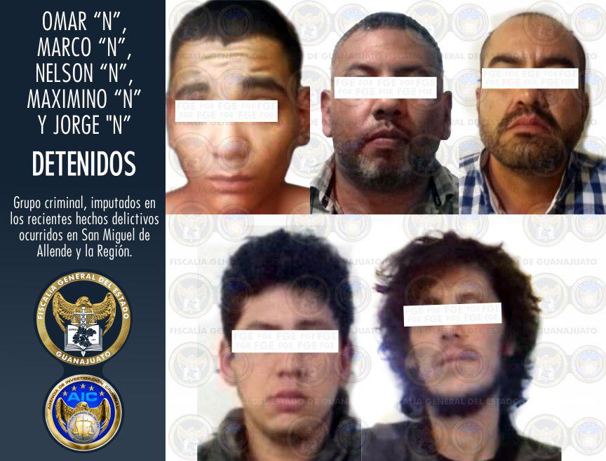 FISCALÍA GENERAL DEL ESTADO ANUNCIA CAPTURA DE 10 CRIMINALES