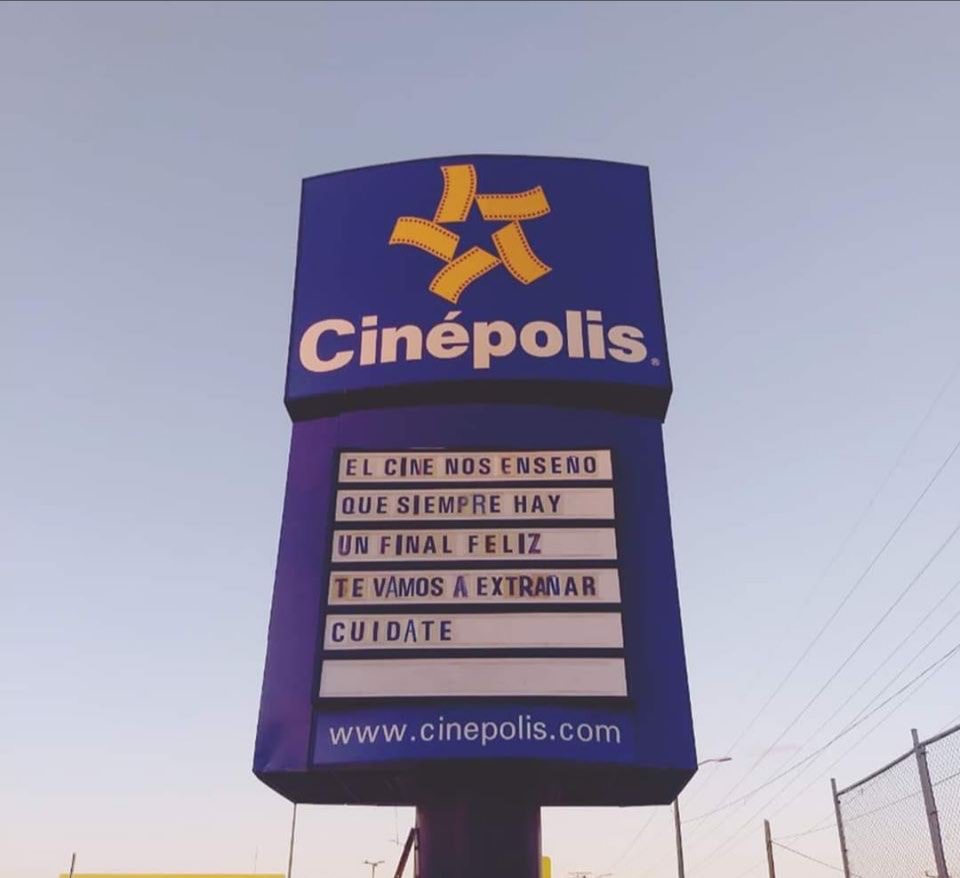 CIERRA CINÉPOLIS OPERACIONES EN MÉXICO POR COVID-19