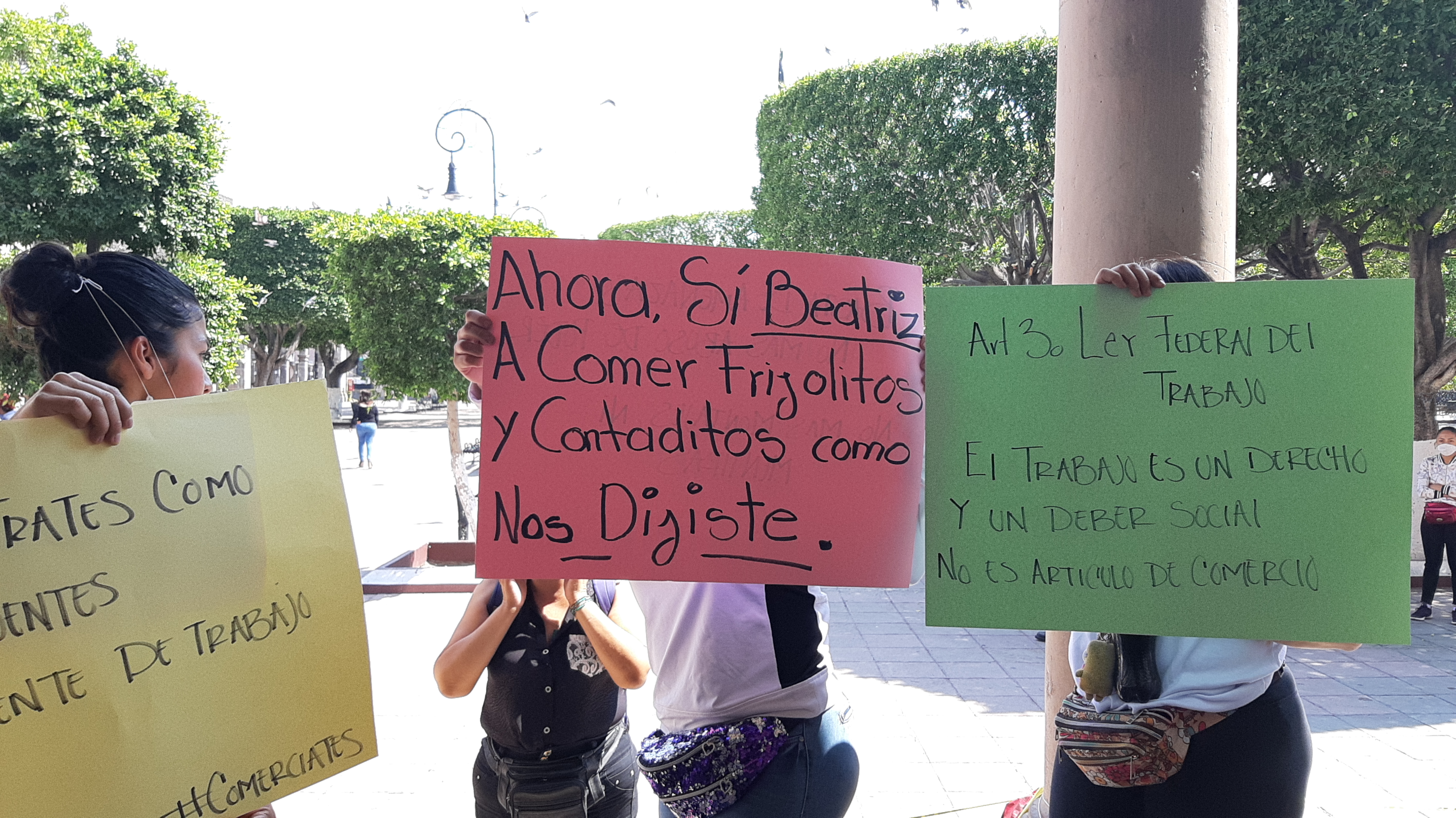 COMERCIANTES DECIDEN REABRIR SUS NEGOCIOS A FALTA DE DIÁLOGO CON BEATRIZ HERNÁNDEZ