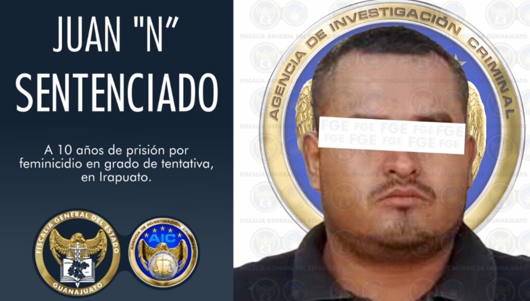 OTORGAN 10 AÑOS DE PRISIÓN A HOMBRE QUE ROCIÓ GASOLINA Y AGREDIÓ CON MACHETE A SU PAREJA.