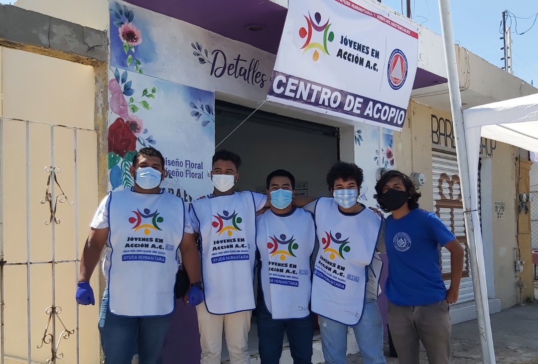 JÓVENES EN ACCIÓN UN EJEMPLO DE AYUDA EN EL MUNICIPIO.