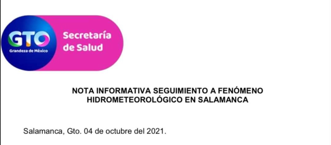 BOLETÍN DE PRENSA: SEGUIMIENTO A FENÓMENO HIDROMETERÓLOGICO EN SALAMANCA.