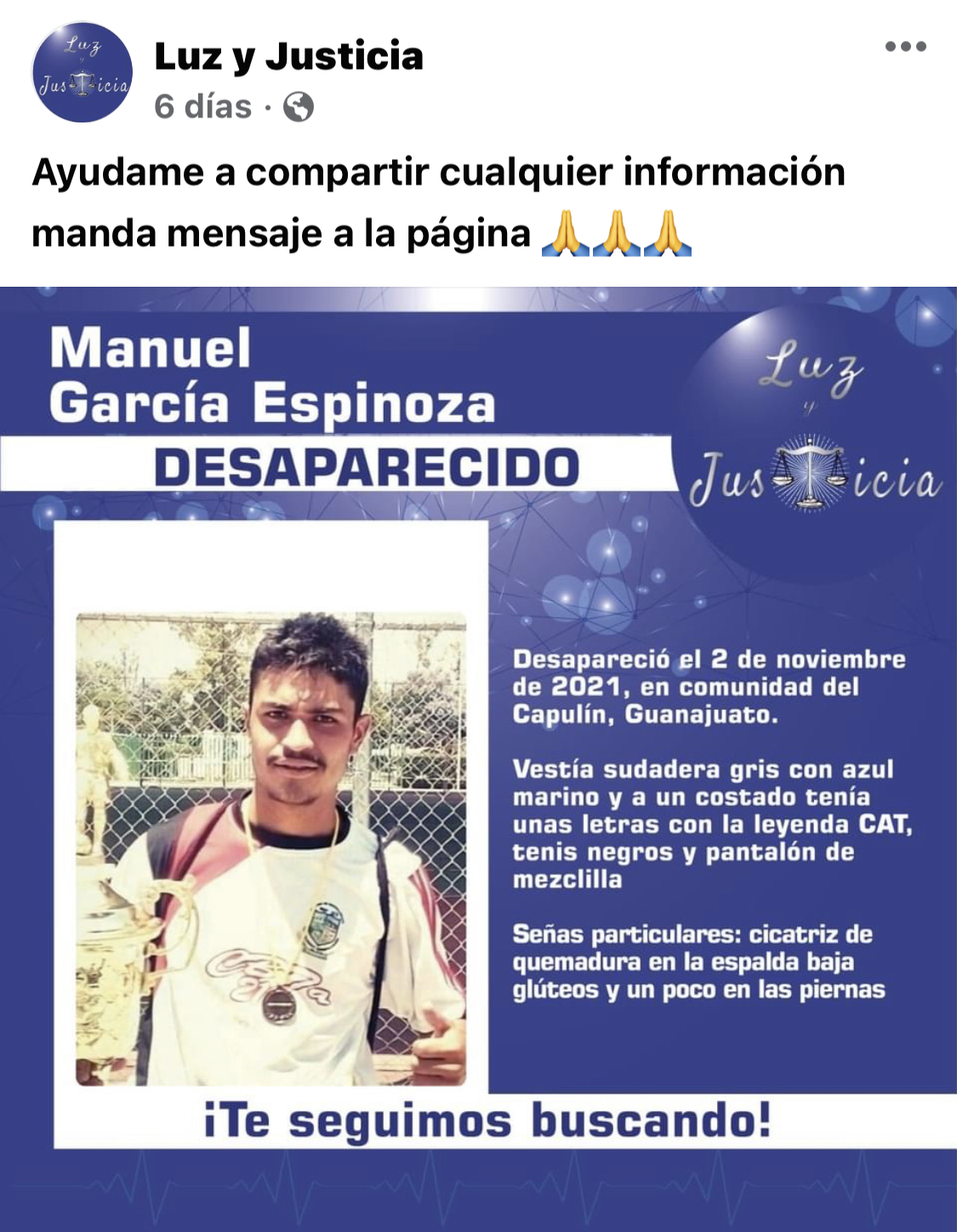 BUSCADORES ORGANIZAN EVENTO PARA REUNIR FONDOS Y SEGUIR BUSCANDO A SUS SERES QUERIDOS.