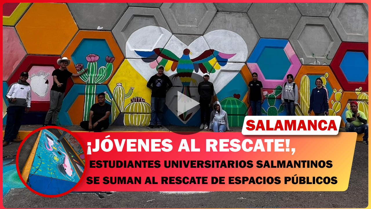 💥 ESTUDIANTES UNIVERSITARIOS SALMANTINOS SE SUMAN AL RESCATE DE ESPACIOS PÚBLICOS; REALIZARON LABORES DE PINTURA EN COLONIA PRIMAVERA