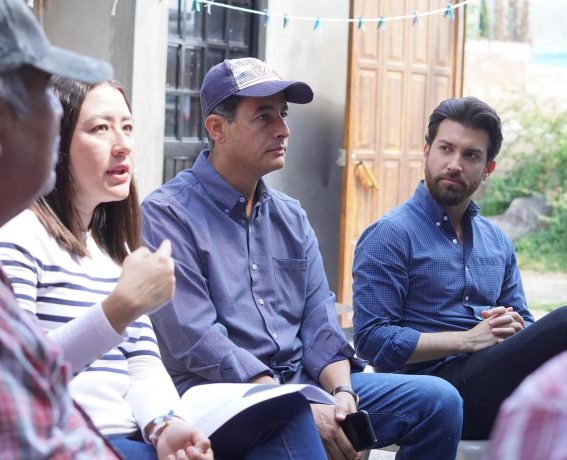 Regidores Iván Casillas, Mayra Vázquez y Diego Calderón del PAN