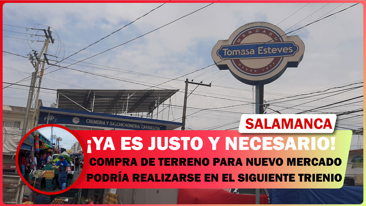 💥 COMPRA DE TERRENO PARA NUEVO MERCADO PODRÍA REALIZARSE EN EL SIGUIENTE TRIENIO