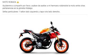 CIUDADANÍA NO DENUNCIA FORMALMENTE LOS ROBOS DE MOTOCICLETA. CIFRAS SE…