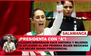 🔴”PRESIDENTA CON A»: CLAUDIA SHEINBAUM HACE HISTORIA Y MUJERES LE…