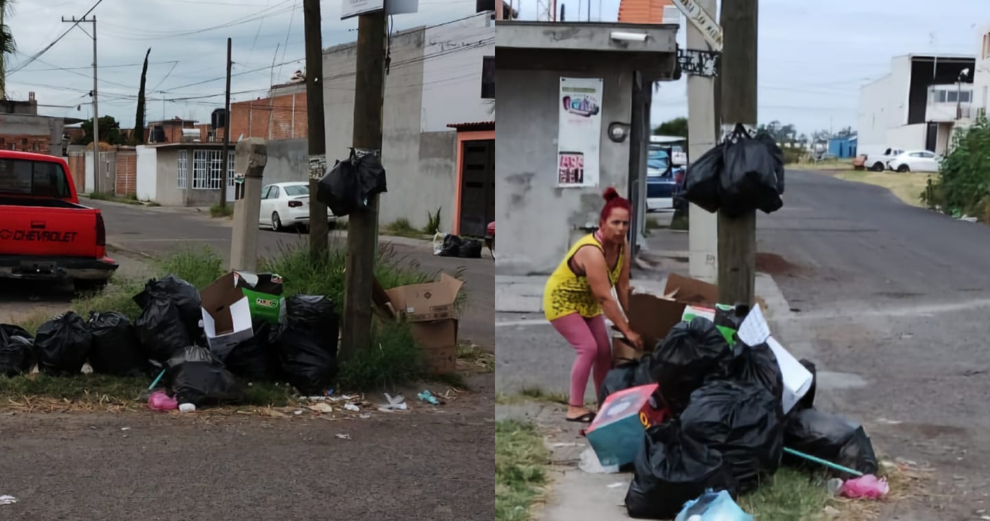 💥 😡😡 VECINOS DE “EL CAMPANARIO” TRANSFORMAN VÍA PÚBLICA EN BASURERO