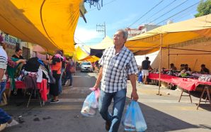 SIGUEN SIN REPUNTAR LAS VENTAS EN EL TIANGUIS DEL CENTRO…