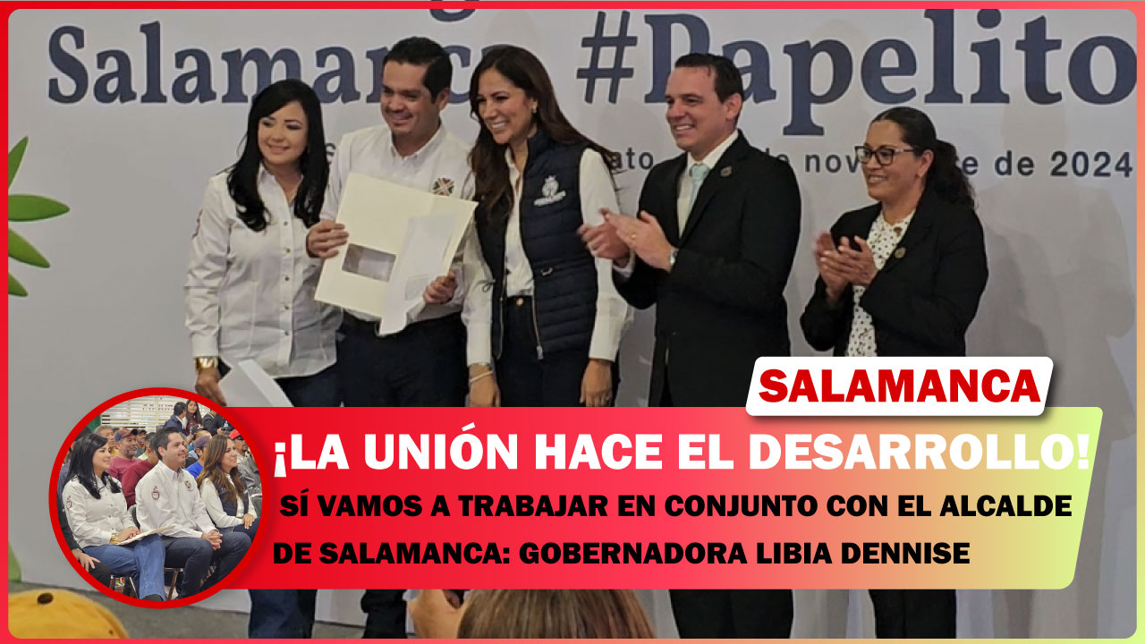 💥 SÍ VAMOS A TRABAJAR EN CONJUNTO CON EL ALCALDE DE SALAMANCA: GOBERNADORA LIBIA DENNISE
