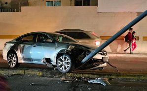 SEVEROS DAÑOS MATERIALES DEJA UN ACCIDENTE AUTOMOVILÍSTICO EN LA CALLE…