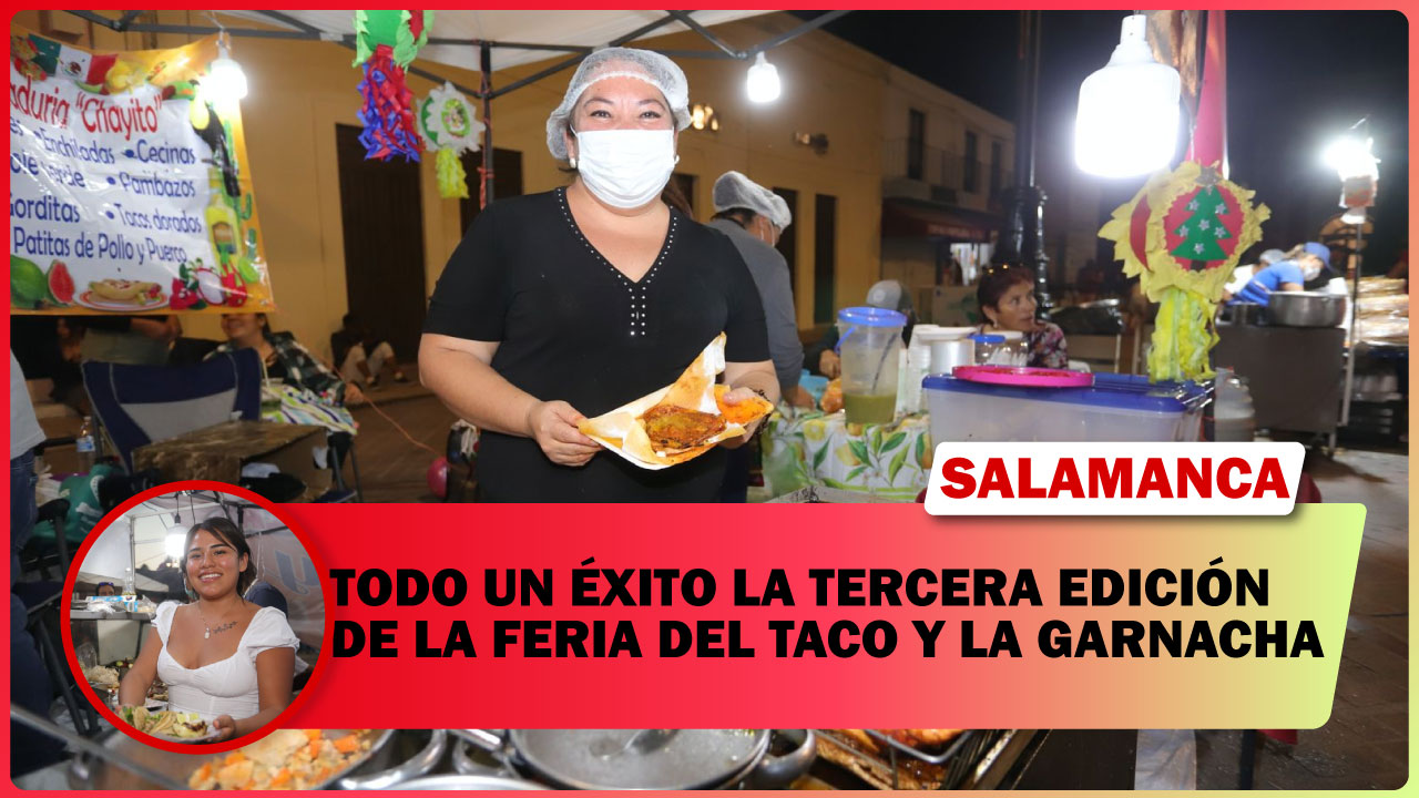 💥 TODO UN ÉXITO LA TERCERA EDICIÓN DE LA FERIA DEL TACO Y LA GARNACHA, EN SALAMANCA