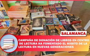 CAMPAÑA DE DONACIÓN DE LIBROS EN CENTRO DE LECTURA HA…