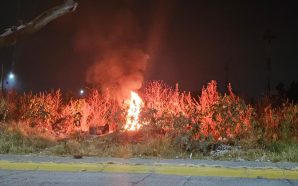 DENUNCIAN INCENDIOS CONSTANTES EN TERRENO ABANDONADO DE VILLA SALAMANCA 400