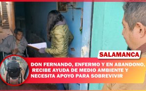 DON FERNANDO, ENFERMO Y EN ABANDONO, RECIBE AYUDA DE MEDIO…