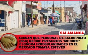 ACUSAN QUE PERSONAL DE SALUBRIDAD (SSG) RECIBE PRESUNTOS «MOCHES» E…