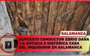 🔴 SUPUESTO CONDUCTOR EBRIO DAÑA LA ANTIGUA E HISTÓRICA CASA…