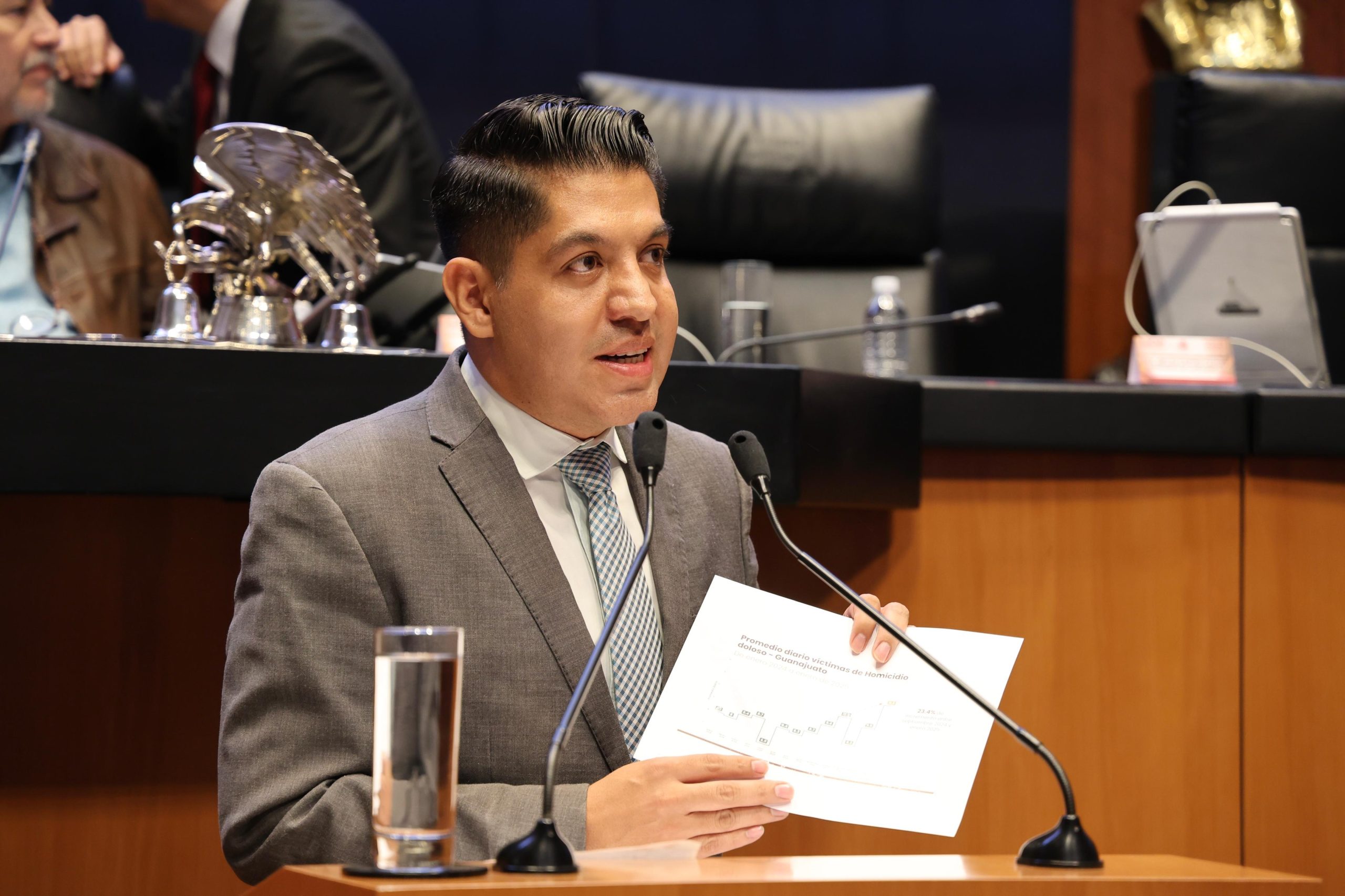 SENADOR EMMANUEL REYES EXHORTA AL GOBIERNO DE GUANAJUATO A FORTALECER LA SEGURIDAD EN EL ESTADO