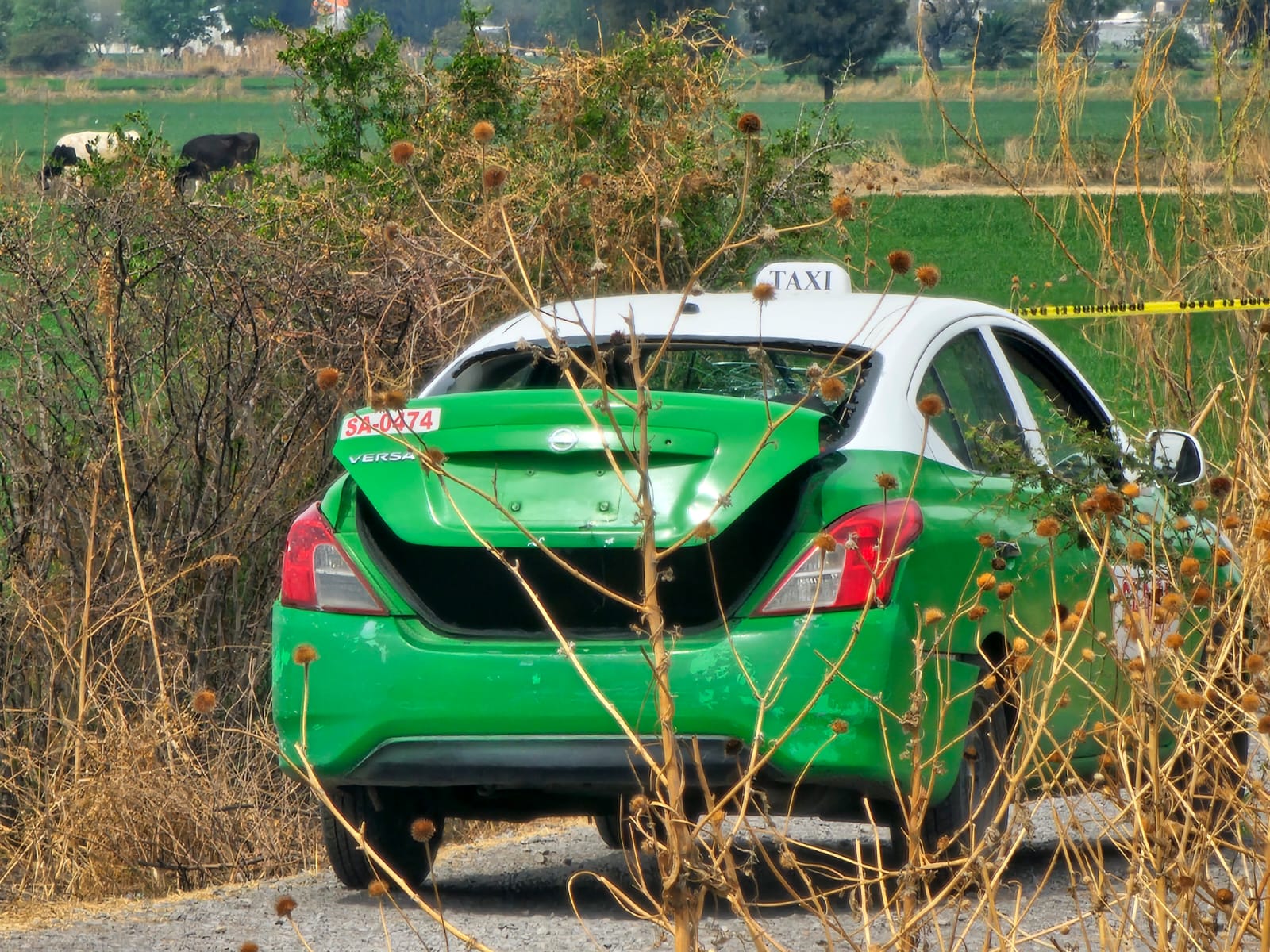 SUPUESTO TAXISTA EJECUTADO EN COMUNIDAD DE GODOY