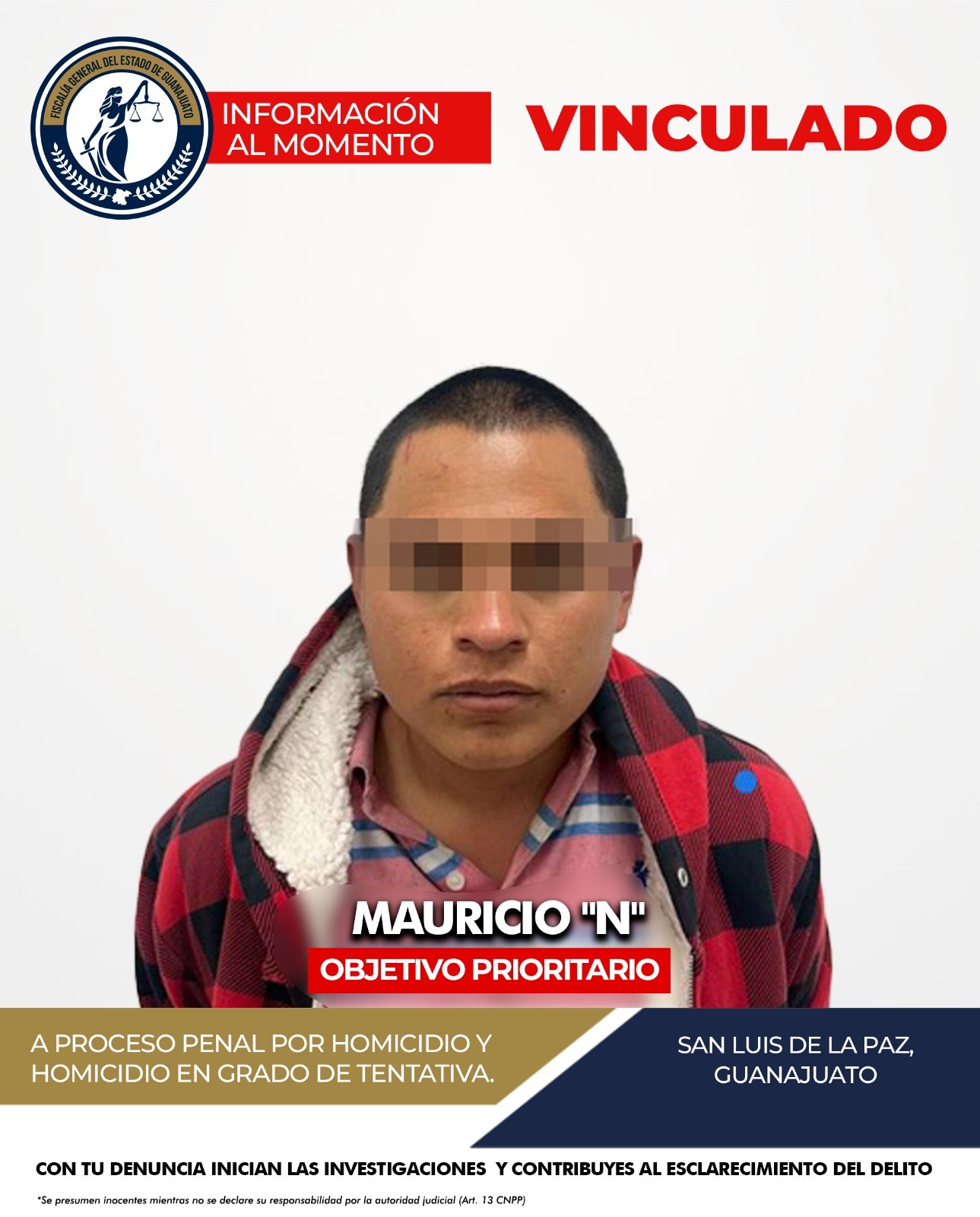 CAPTURAN A «EL KILOS», GENERADOR DE VIOLENCIA EN SAN LUIS DE LA PAZ