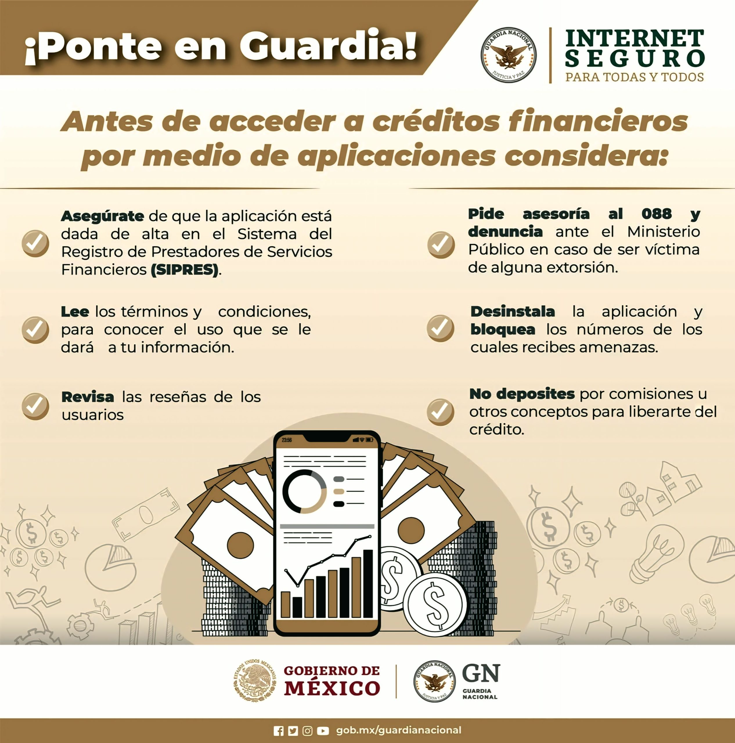 INCREMENTO DE EXTORSIONES EN GUANAJUATO, ADVIERTEN SOBRE FRAUDES EN PRÉSTAMOS DIGITALES