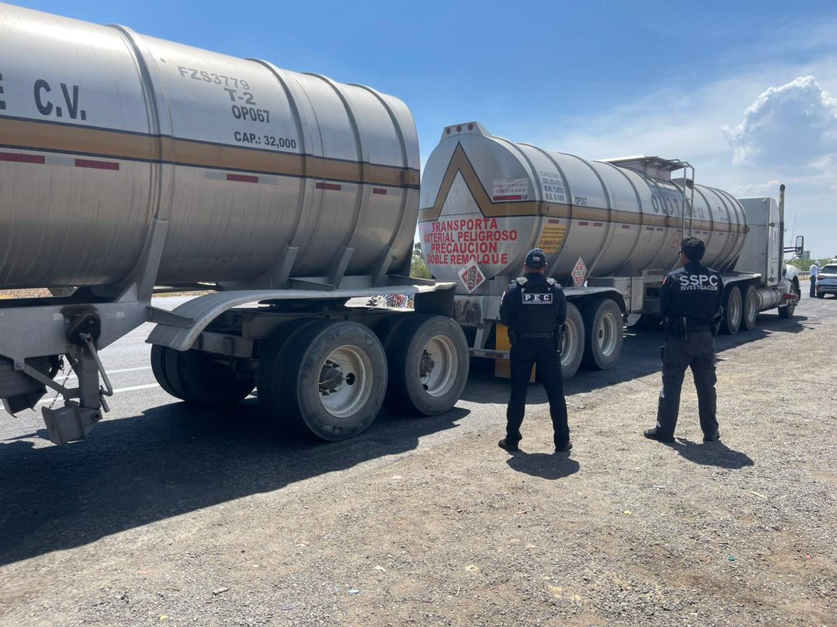 #Estatal DETIENEN A UNO Y ASEGURAN MÁS DE 60 MIL LITROS DE COMBUSTIBLE ILEGAL