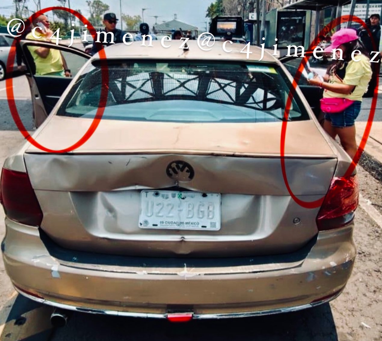 #Nacional AFICIONADOS DEL CLUB AMÉRICA SON DETENIDOS EN AUTO ROBADO RUMBO AL ESTADIO