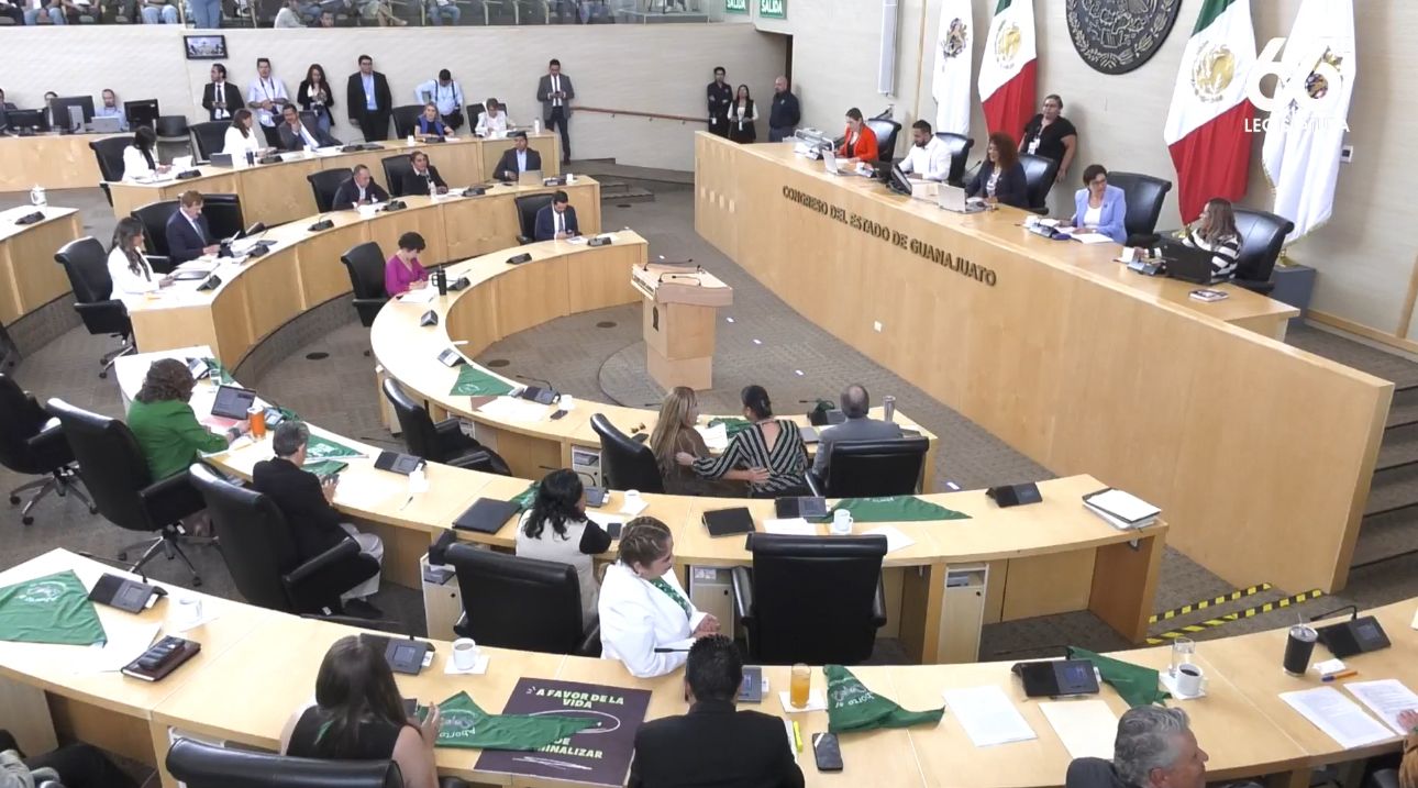 🔴 EN ESTOS MOMENTOS CONGRESO DE GUANAJUATO DISCUTE INICIATIVAS SOBRE DESPENALIZACIÓN DEL ABORTO