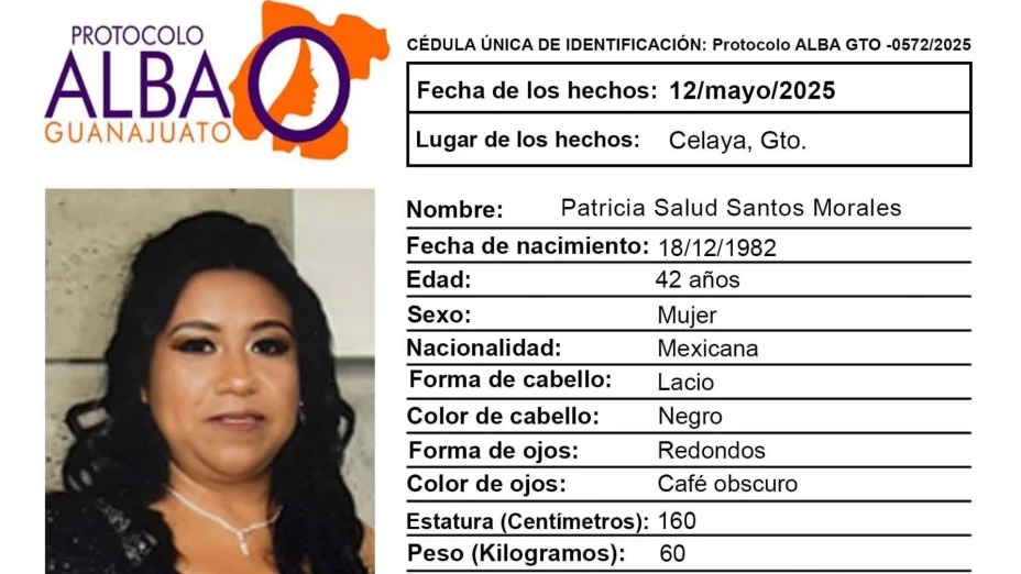 #Celaya FAMILIARES Y AMIGOS PIDEN AYUDA PARA LOCALIZAR A PATRICIA DE 42 AÑOS