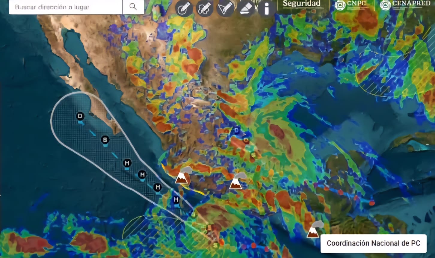 Alerta por posible huracán Flossie frente a costas de Michoacán