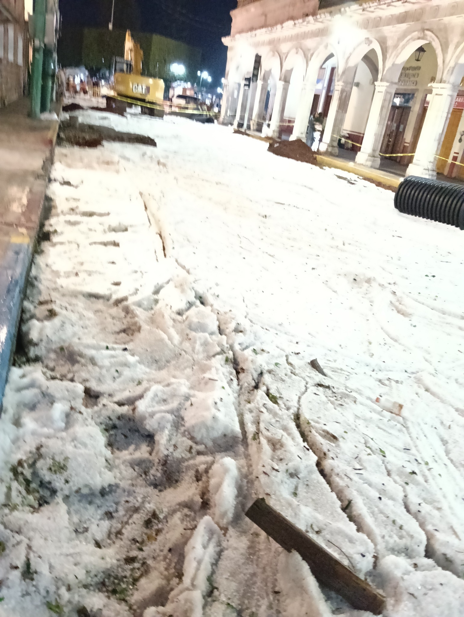 Granizada sorpresiva paraliza varias ciudades de Guanajuato